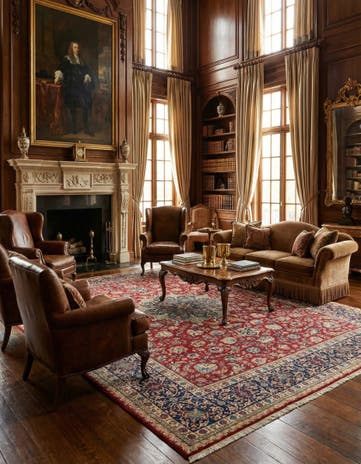 9' 9 x 13' 8 Tabriz Wool Rug