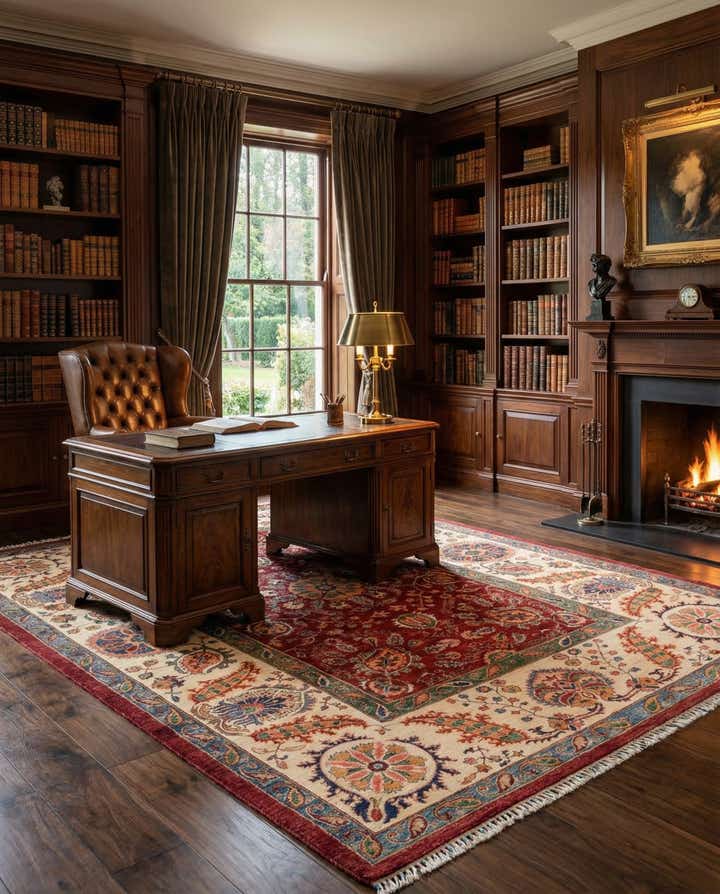 7' x 10' 2 Hand Knotted Ariana Ziegler Rug