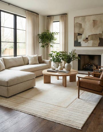 8' 2 x 11' 6 Hand Knotted Darya Wool Rug