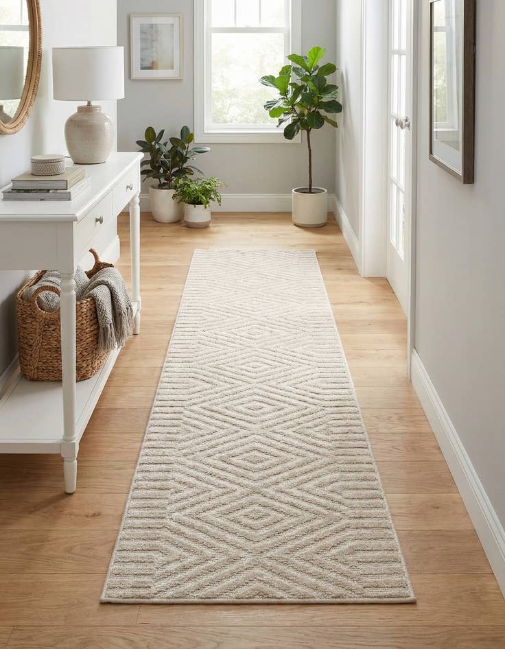 Detail image of 2' x 8' Easy-Clean Sabrina Soto Hudson Indoor / Outdoor Runner Rug