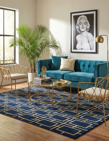 6' x 9' Marilyn Monroe™ Glam Deco Rug