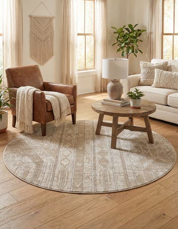 6' x 6' Oregon Round Rug