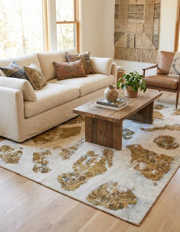 6' x 7' 8 Hand Knotted Ultra Vintage Persian Wool Rug