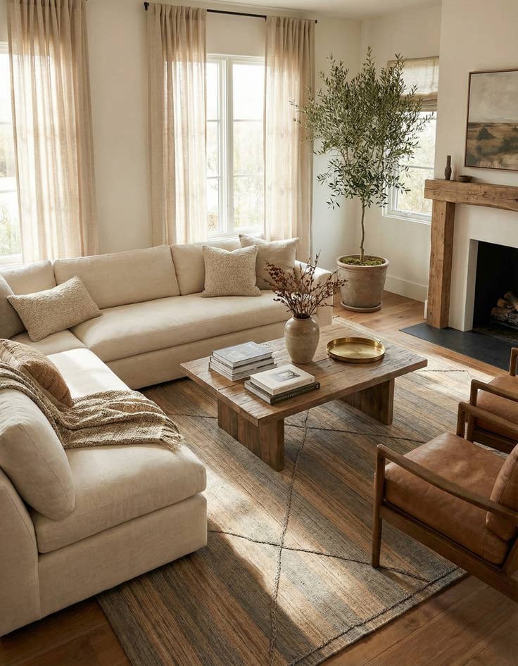 Detail image of 11' 5 x 13'  Hand Knotted Moroccan Wool Rug