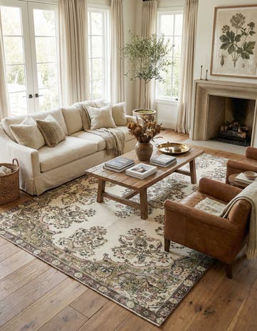 6' 10 x 9' 5 Ultra Vintage Wool Rug