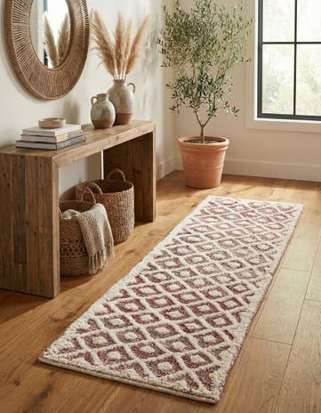 2' 5 x 8' 5 Hand Knotted Moroccan Wool Runner Rug