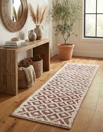 2' 5 x 8' 5 Hand Knotted Moroccan Wool Runner Rug