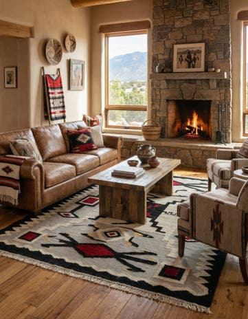 8' x 10' 8 Hand Knotted Darya Wool Rug