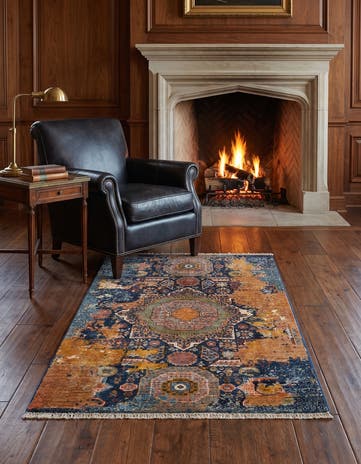 3' 3 x 5' 2 Hand Knotted Mamluk Ziegler Rug