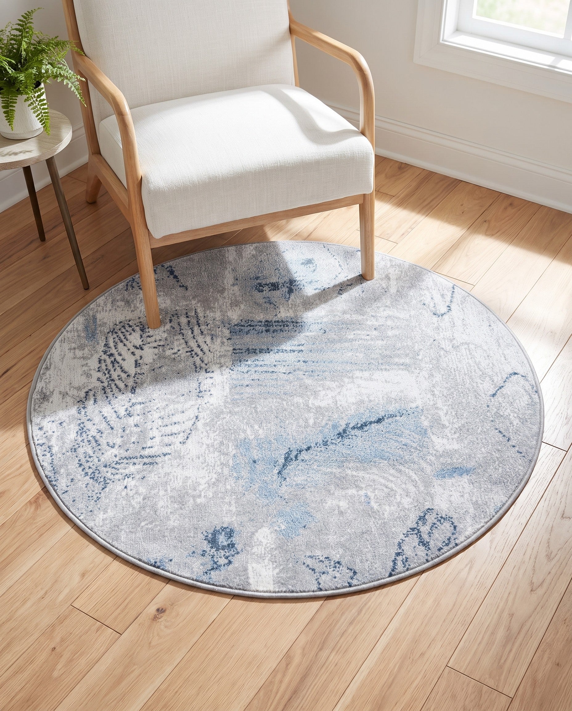 3' 3 x 3' 3 Kamala Washable Round Rug