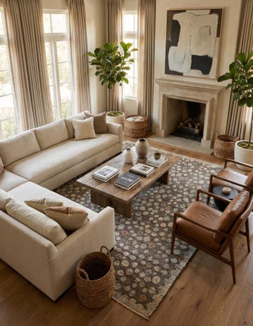 8' 3 x 10' 4 Hand Knotted Darya Wool Rug
