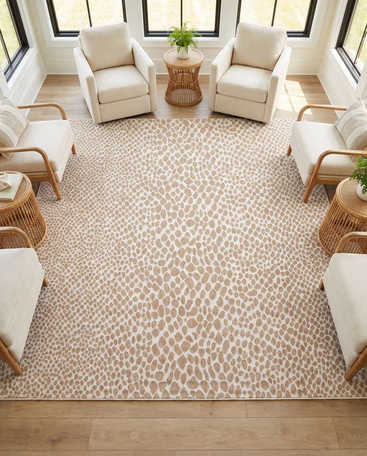 10' 8 x 10' 8 Easy-Clean Jill Zarin Cape Town Indoor / Outdoor Square Rug