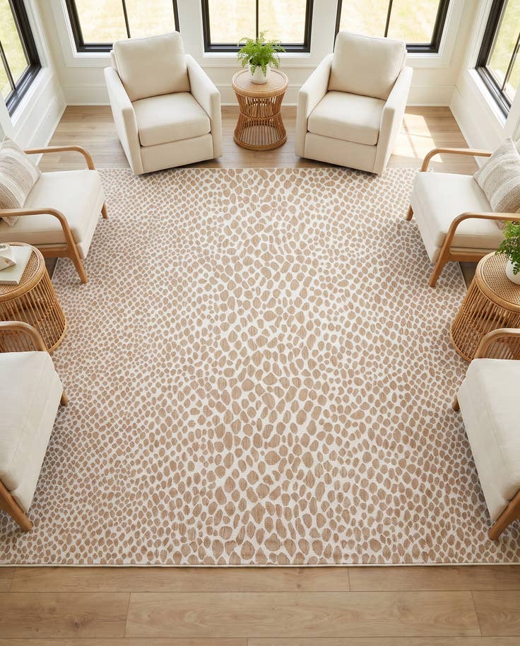 Detail image of 10' 8 x 10' 8 Easy-Clean Jill Zarin Cape Town Indoor / Outdoor Square Rug