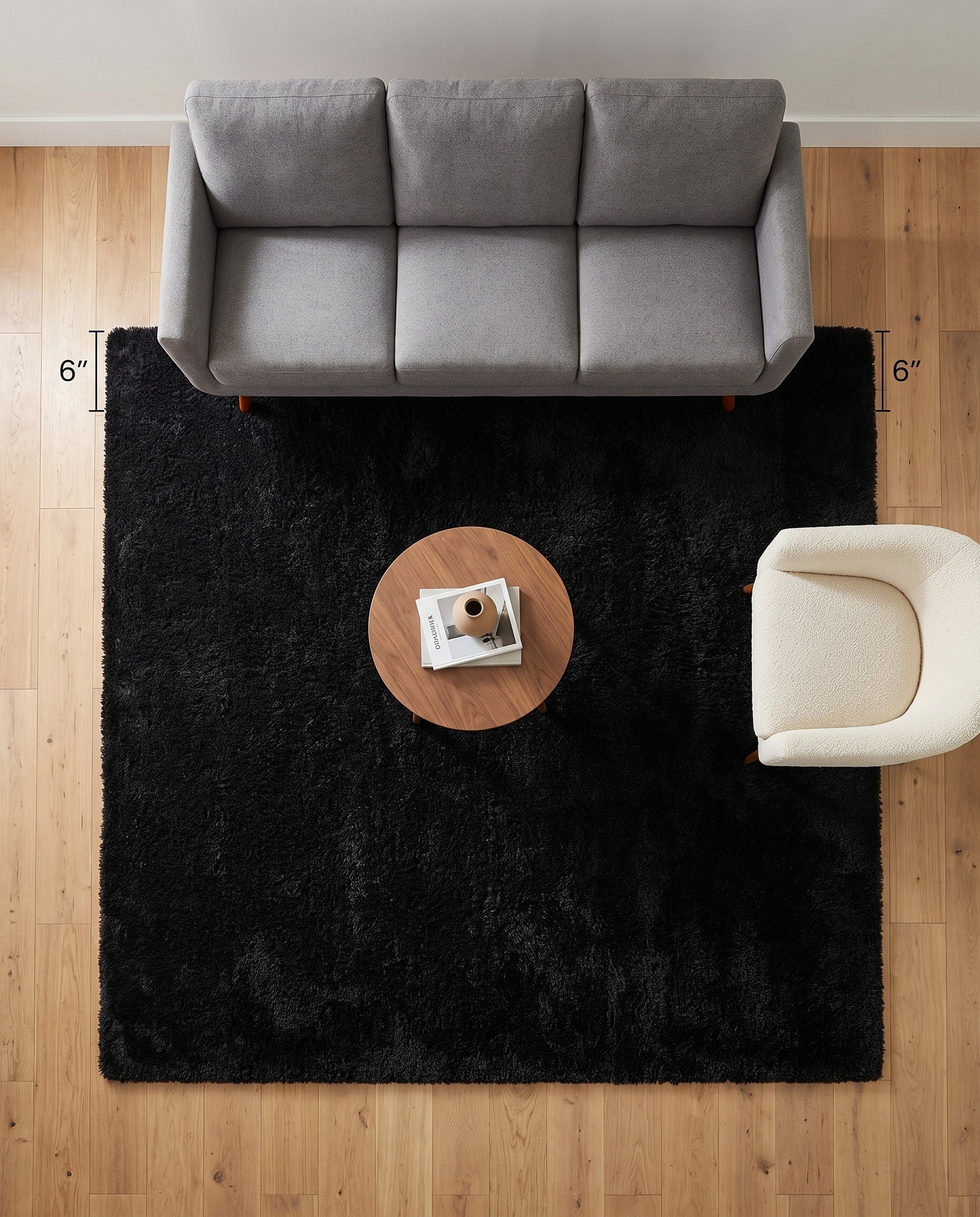 8' x 8' Infinity Shag Square Rug
