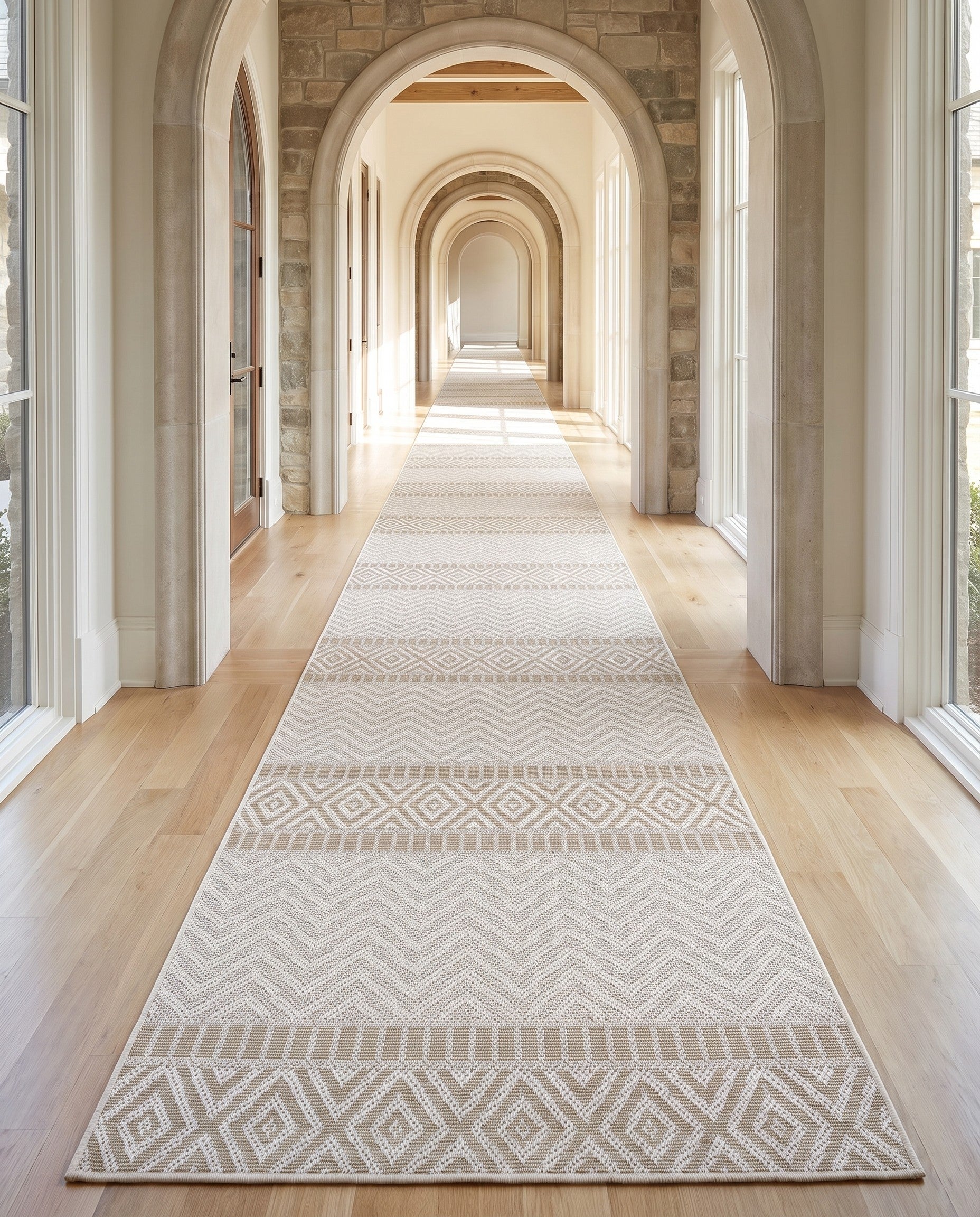 4' x 82' Easy-Clean Indoor / Outdoor Runner Rug