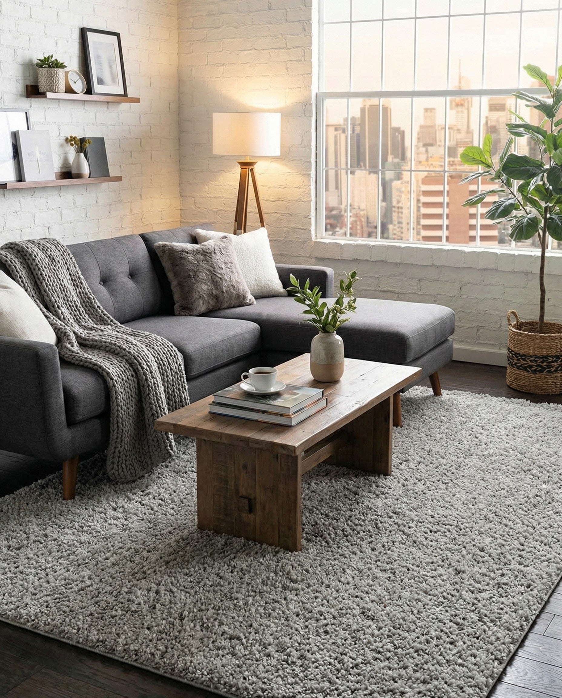  9' x 12' Everyday Shag Rug