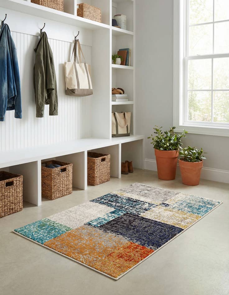 Detail image of 2' 2 x 3'  Washable Vivid Rug