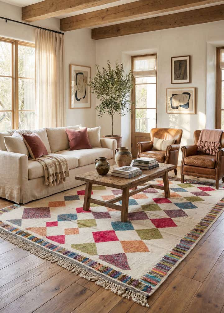 12' x 15' 9 Hand Knotted Moroccan Wool Rug