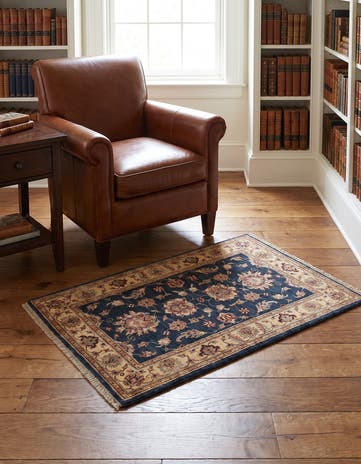 2' 9 x 4' Hand Knotted Ziegler Rug