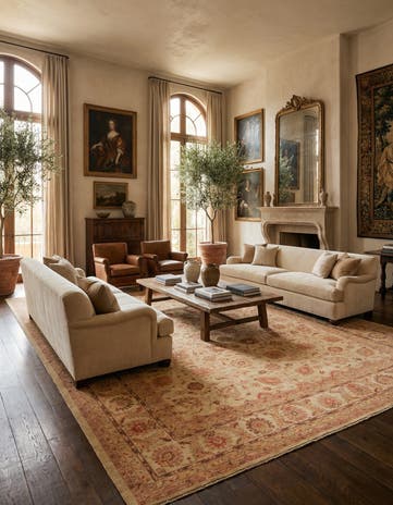 15' x 23' 4 Hand Knotted Peshawar Ziegler Oriental Rug