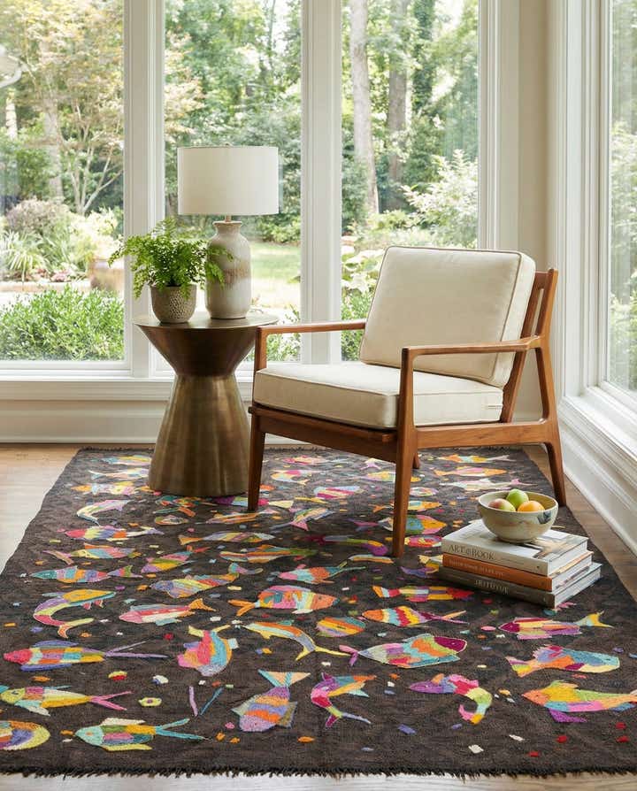 145cm x 230cm Handgeweven Kilim Suzani Wol Vloerkleed