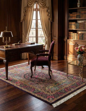 3' 3 x 5' 1 Ghom Silk Rug