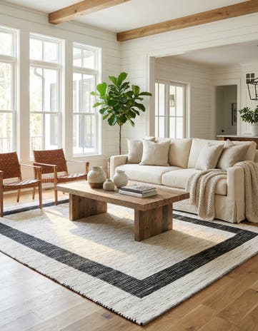 10' x 14' 1 Hand Woven Chindi Jute Rug