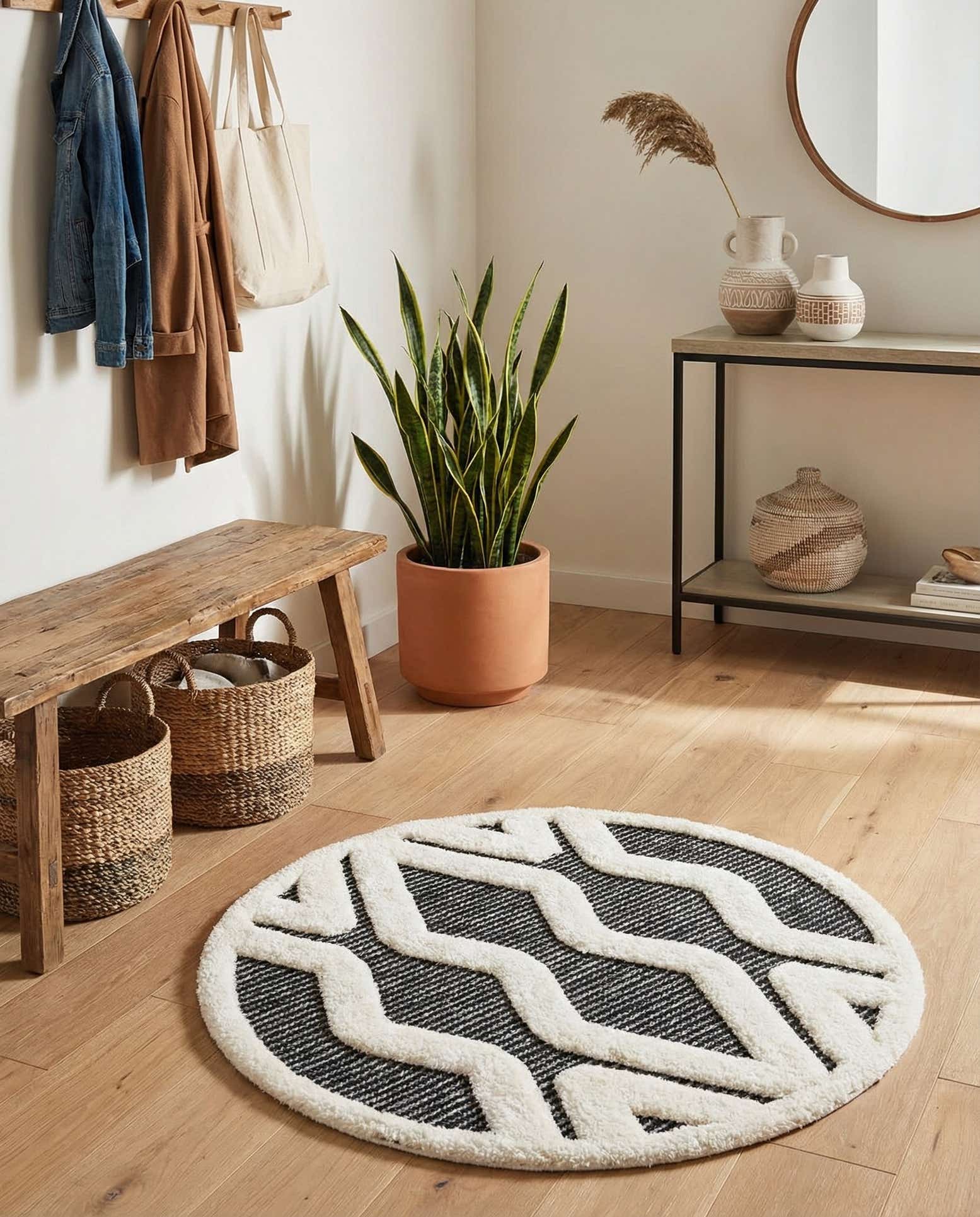3' x 3' Prismatic Round Rug