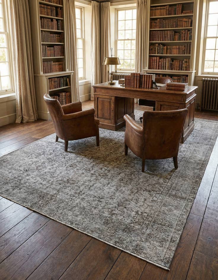 Detail image of 5' 11 x 9' 5 Ultra Vintage Wool Rug