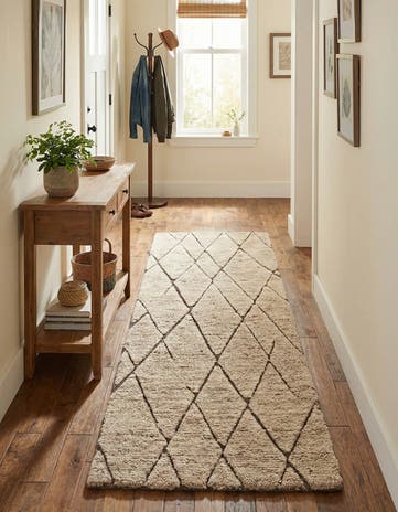 2' x 6' 1 Atlas Moroccan Wool Runner Rug
