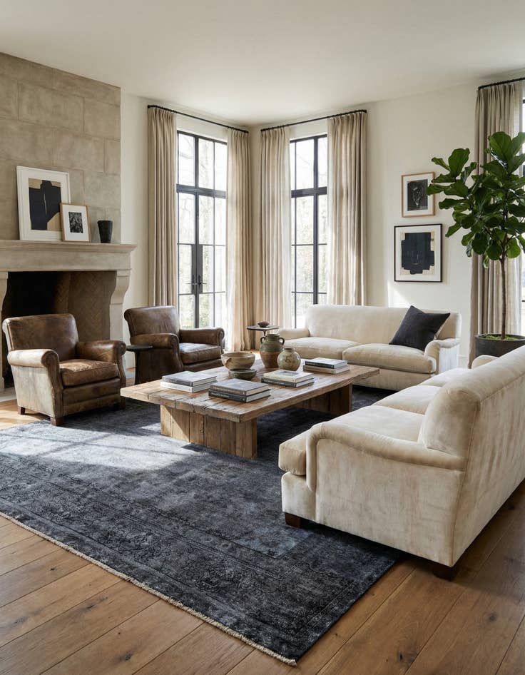 Detail image of 9' 5 x 12' 8  Hand Knotted Ultra Vintage Persian Wool Rug