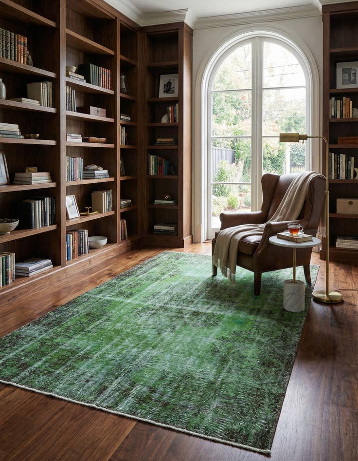 Detail image of 5' 4 x 9' 2 Ultra Vintage Wool Rug