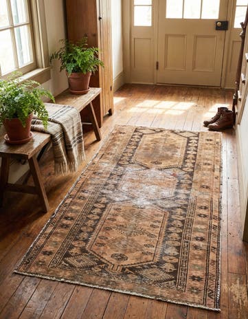 3' 4 x 6' Hand Knotted Ultra Vintage Persian Wool Rug