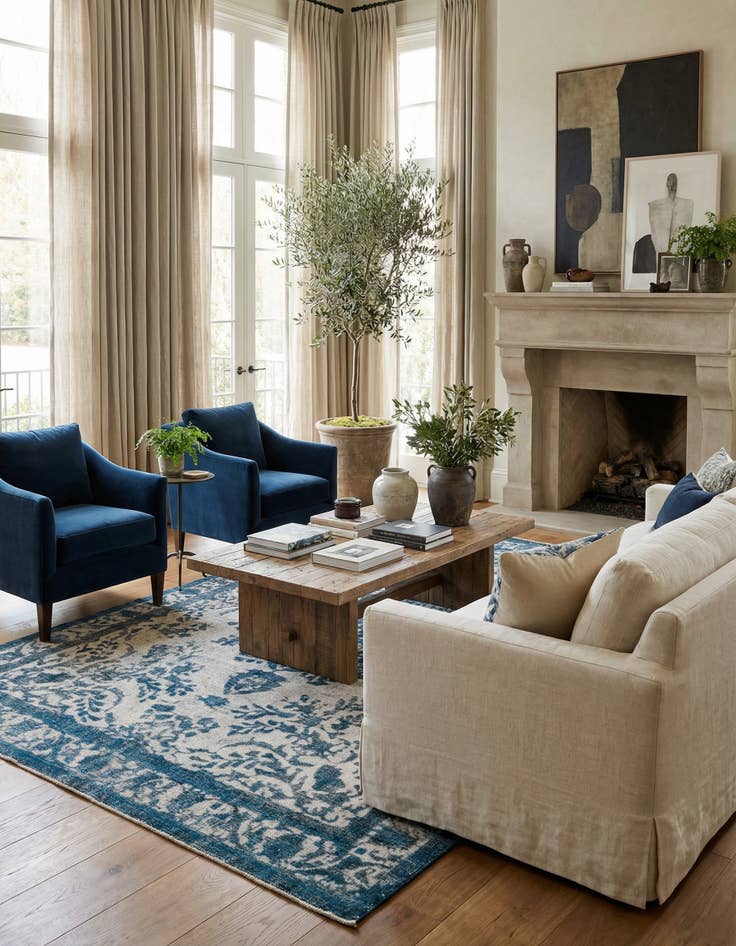 Detail image of 9' 4 x 12' 10  Hand Knotted Ultra Vintage Persian Wool Rug