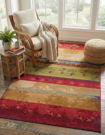Easy-Clean Modern Indoor / Outdoor Rug