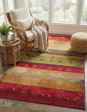 Easy-Clean Modern Indoor / Outdoor Rug