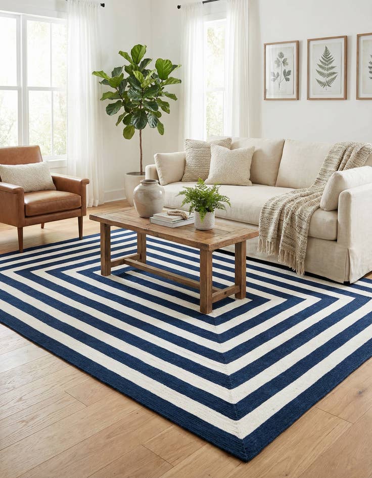 Detail image of 7' 10 x 10'  Hand Woven Eco Verse   Washable Indoor / Outdoor Rug