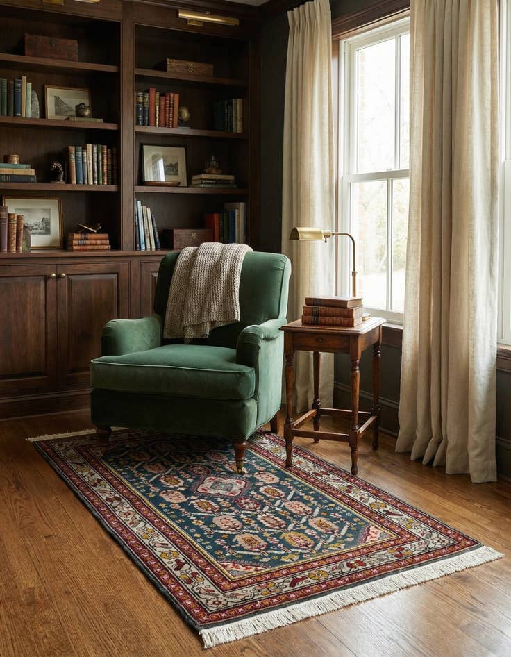 Detail image of 3' 2 x 5' 7  Hand Knotted Anatolian Wool Rug