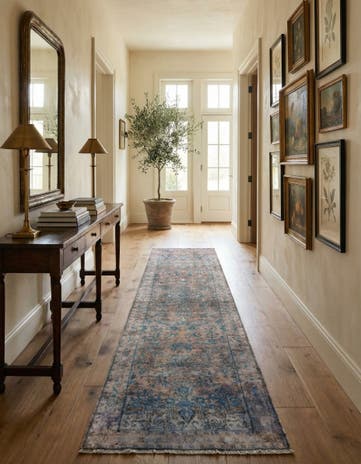 2' 5 x 10' Hamedan Runner Rug
