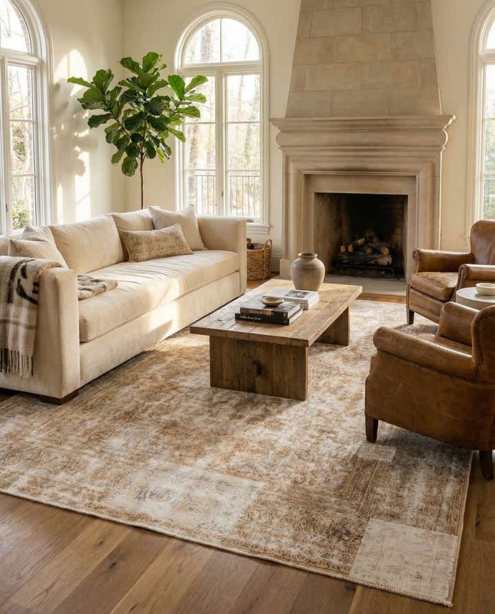 7' 10 x 11' 7 Hand Knotted Ultra Vintage Persian Wool Rug
