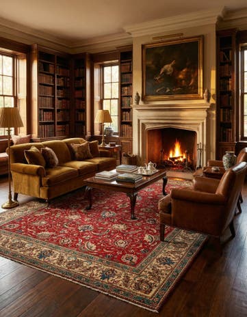 9' 8 x 12' 6 Hand Knotted Tabriz Persian Wool Rug