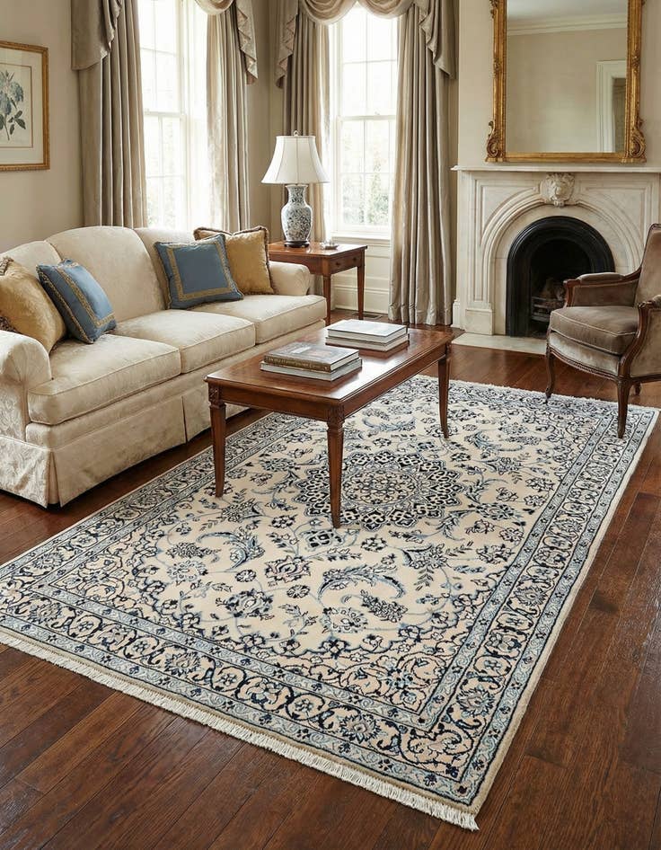 Detail image of 3' 8 x 5' 11 Nain Rug