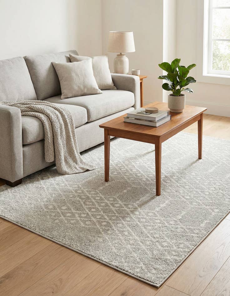 Detail image of  4' x 6' Paxon Trellis Rug