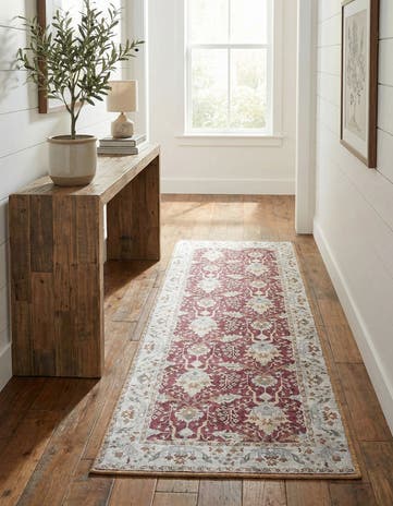2' x 5' 1 Washable Timeless Runner Rug