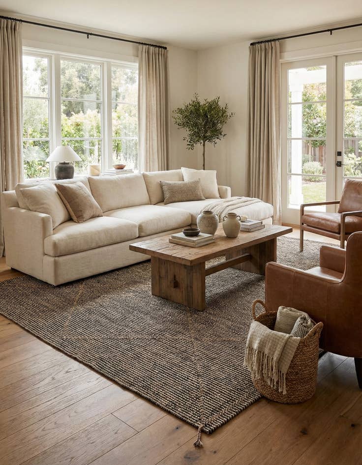 Detail image of  7' 10 x 9' 5  Hand Knotted Darya Wool Rug