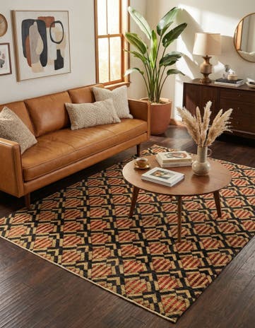 5' 10 x 7' 10 Hand Knotted Modern Ziegler Rug