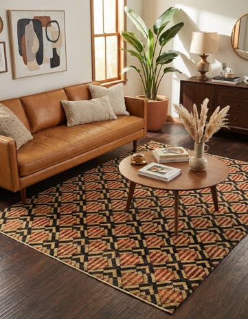 5' 10 x 7' 10 Hand Knotted Modern Ziegler Rug