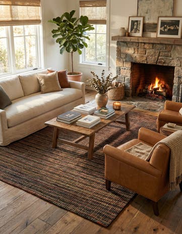 6' 4 x 9' 8 Hand Knotted Darya Wool Rug