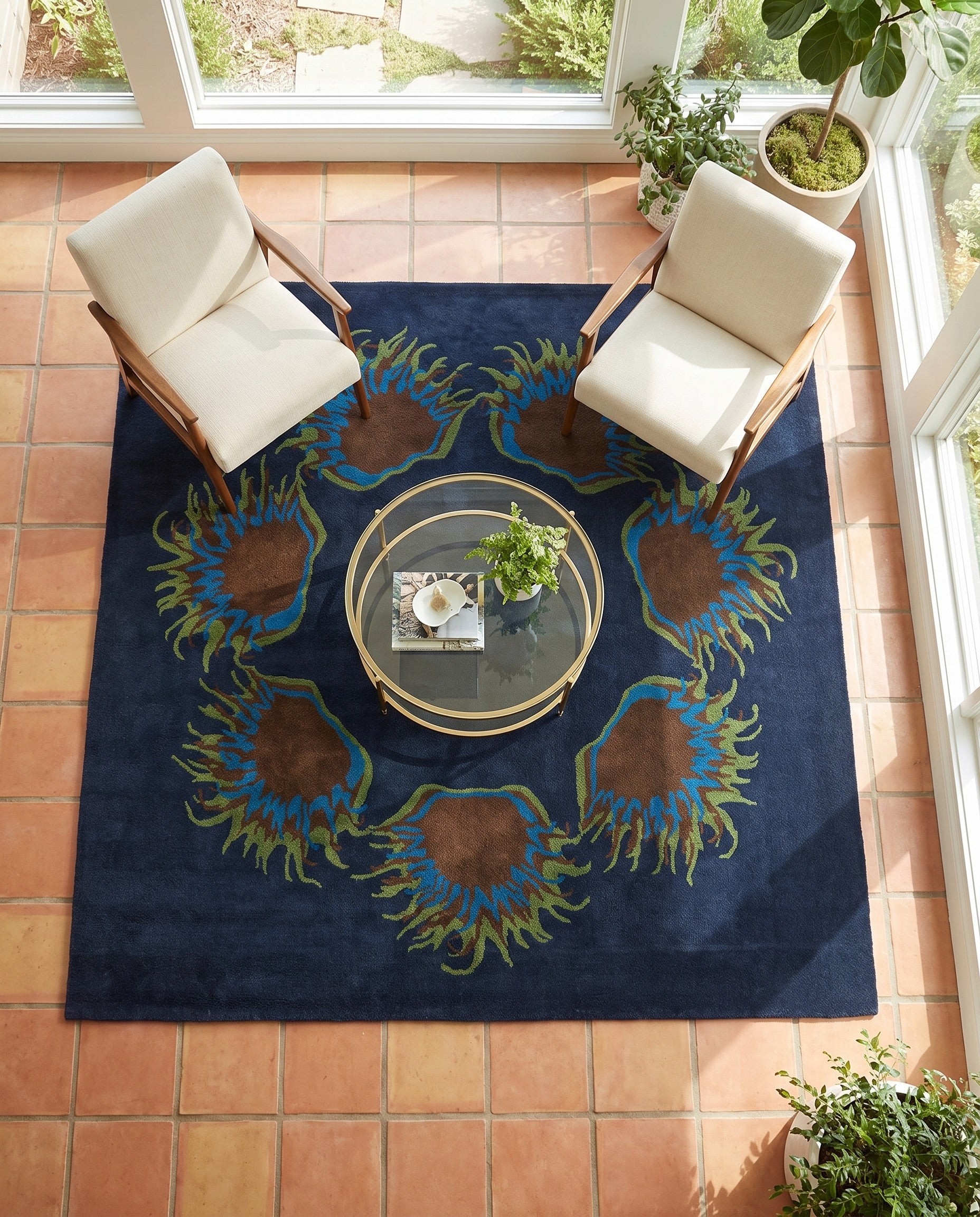 7' 6 x 7' 7 Luna Square Rug