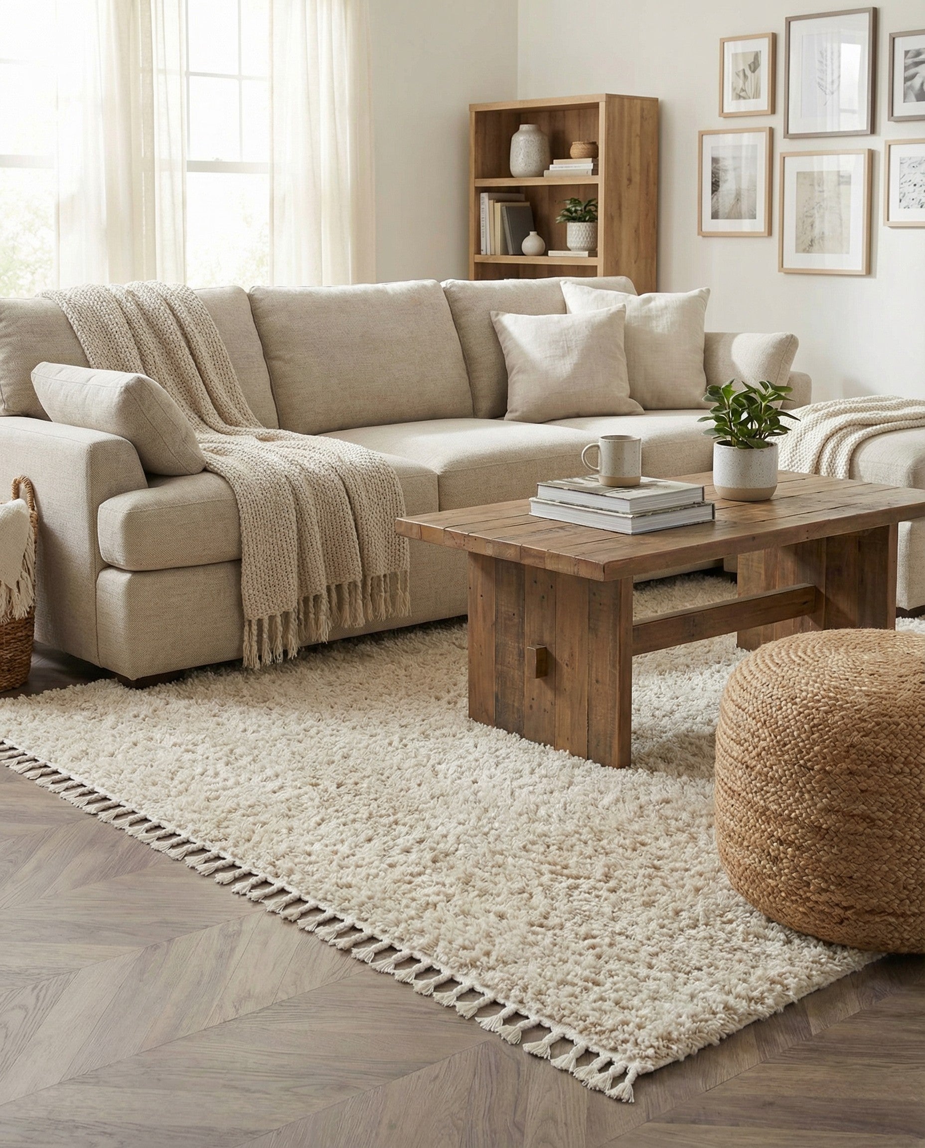  5' x 8' Athena Shag Rug